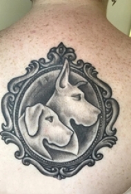 男生手臂上彩绘水彩素描霸气抽象老虎纹身图片