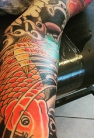 多款经典的日本元素彩绘水彩素描纹身图案