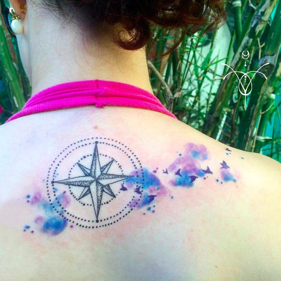 多款彩绘水彩素描泼墨精美别致抽象纹身图案