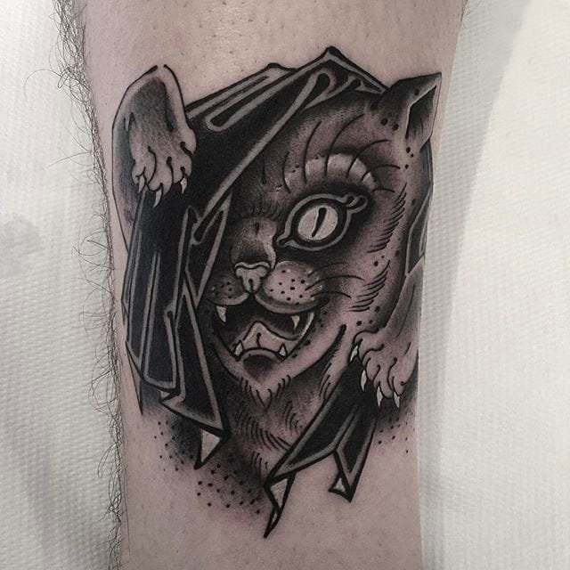 多款彩绘水彩素描创意霸气日本传统经典大面积纹身图案