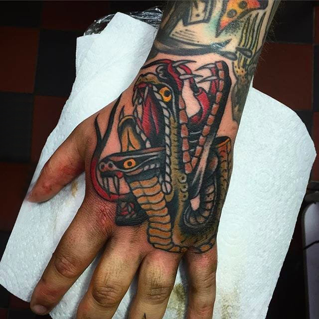 多款彩绘水彩素描创意霸气经典抽象纹身图案