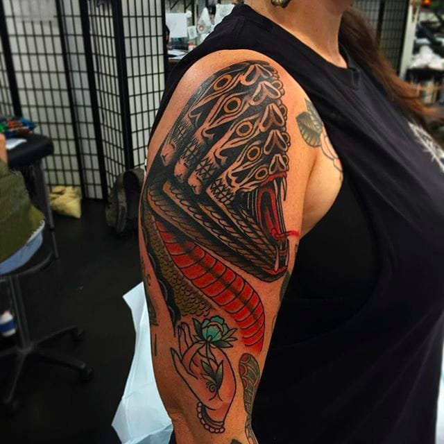 多款彩绘水彩素描创意霸气经典抽象纹身图案