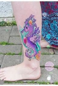 多款彩绘水彩素描创意精致文艺唯美纹身图案