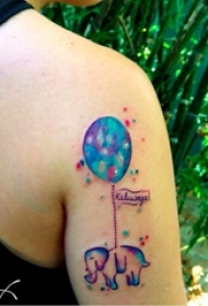 多款彩绘水彩素描泼墨精美别致抽象纹身图案