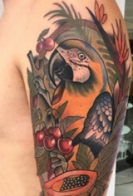 多款彩绘水彩素描创意文艺有趣可爱动物纹身图案