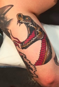 多款彩绘水彩素描创意霸气经典抽象纹身图案