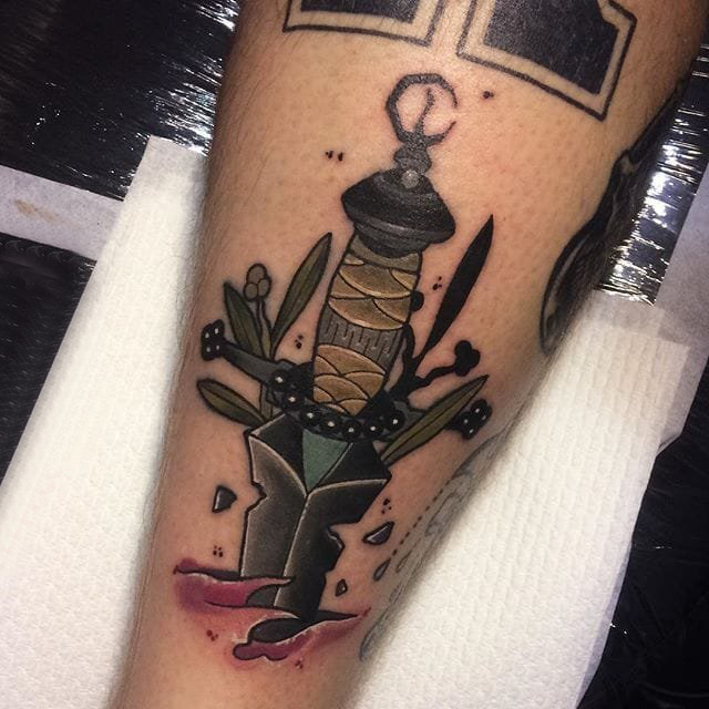 不可思议的新传统纹身图案