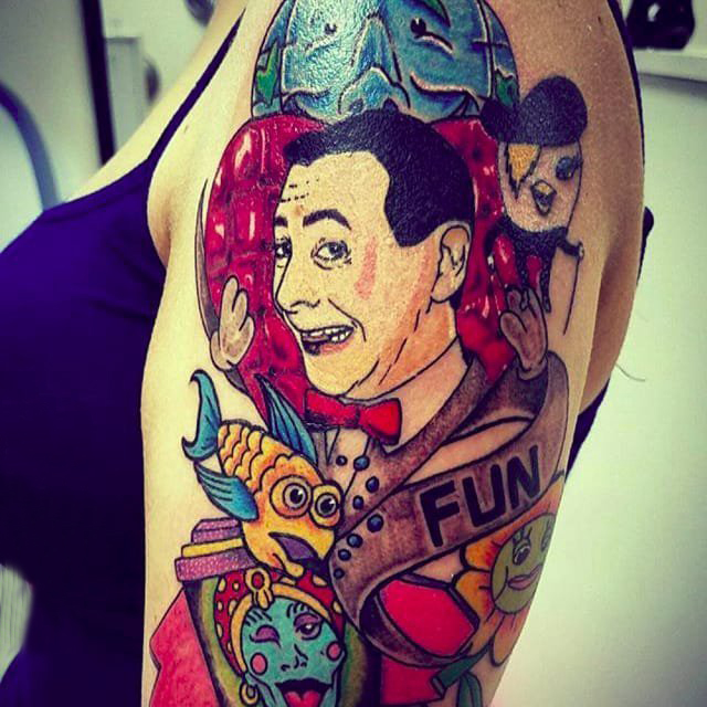 多款彩绘水彩搞笑抽象有趣人物肖像纹身图案