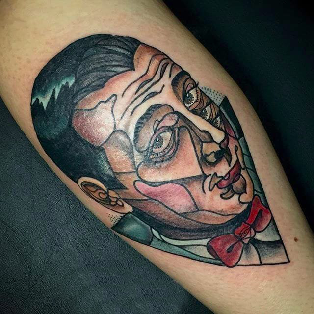 多款彩绘水彩搞笑抽象有趣人物肖像纹身图案