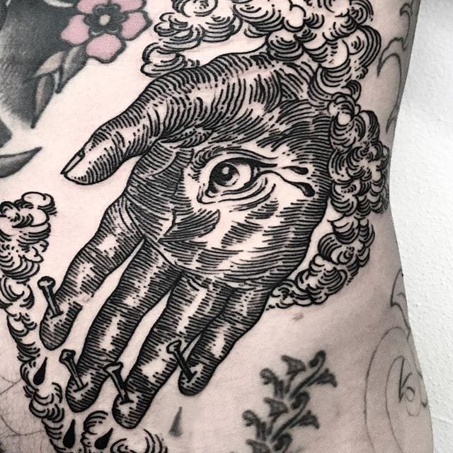 多款黑色线条素描创意经典文艺纹身图案