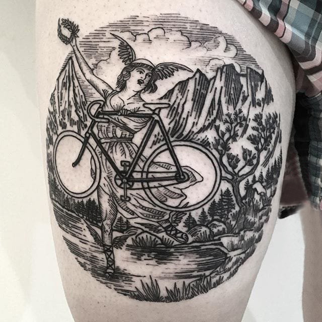 多款黑色线条素描创意经典文艺纹身图案