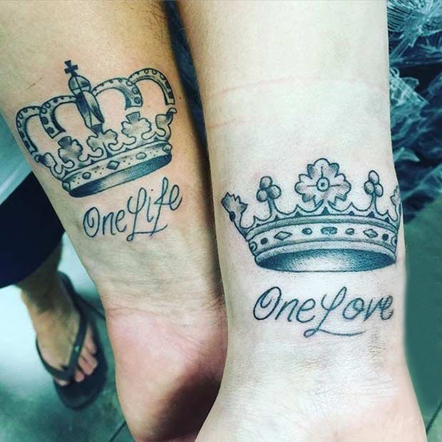 多款情侣线条素描文艺小清新唯美精致纹身图案