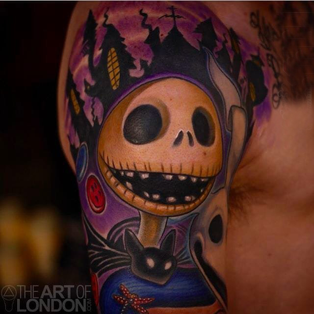 多款手臂上彩绘水彩素描创意经典文艺纹身图案