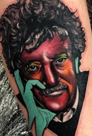 人物肖像纹身 男生手臂上人物肖像纹身经典图案