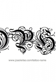 简单英文单词手稿经典的花体简单英文单词纹身手稿