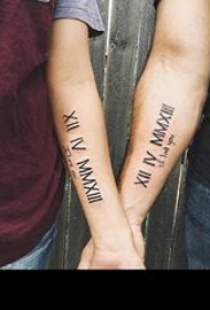 多款情侣线条素描文艺小清新唯美精致纹身图案