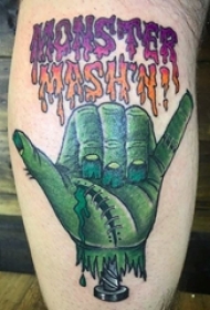 多款彩绘水彩素描文艺小清新唯美经典手势六风景纹身图案