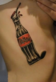 炫彩创意腰部纹身