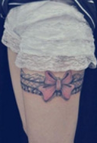 炫彩个性腿部纹身