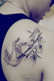 优美风雅艺术纹身