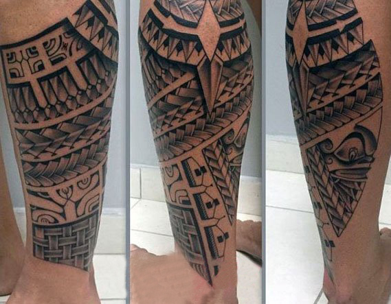 部落图腾纹身 多款简单线条纹身素描部落图腾纹身图案