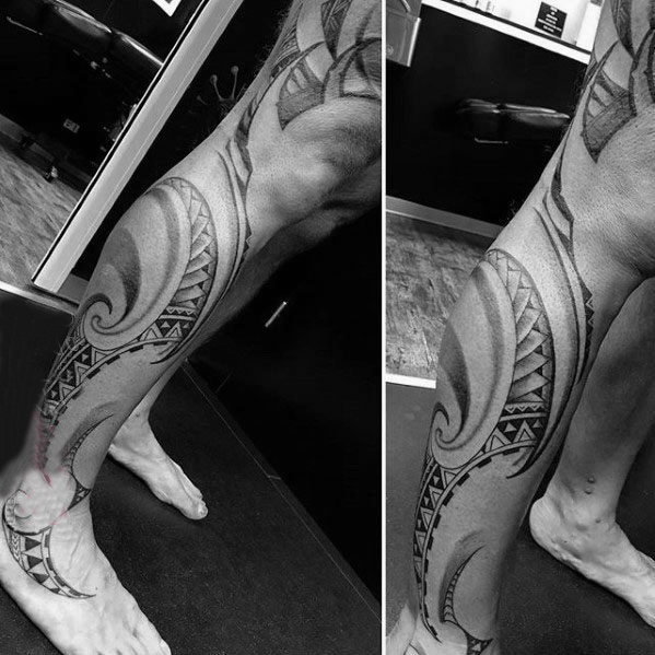 部落图腾纹身 多款简单线条纹身素描部落图腾纹身图案