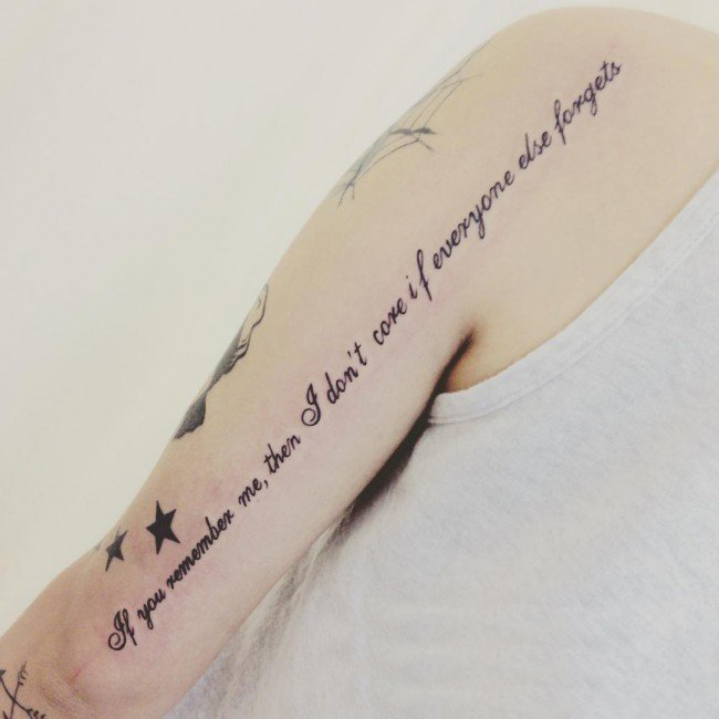 花体英文纹身 多款简单线条纹身素描花体英文纹身图案