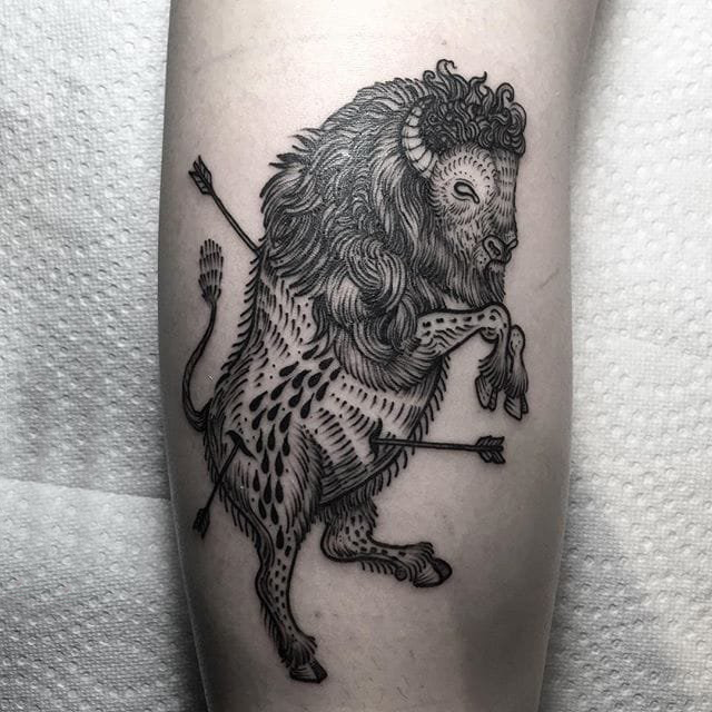 简单线条纹身 多款简单线条纹身黑色经典纹身图案