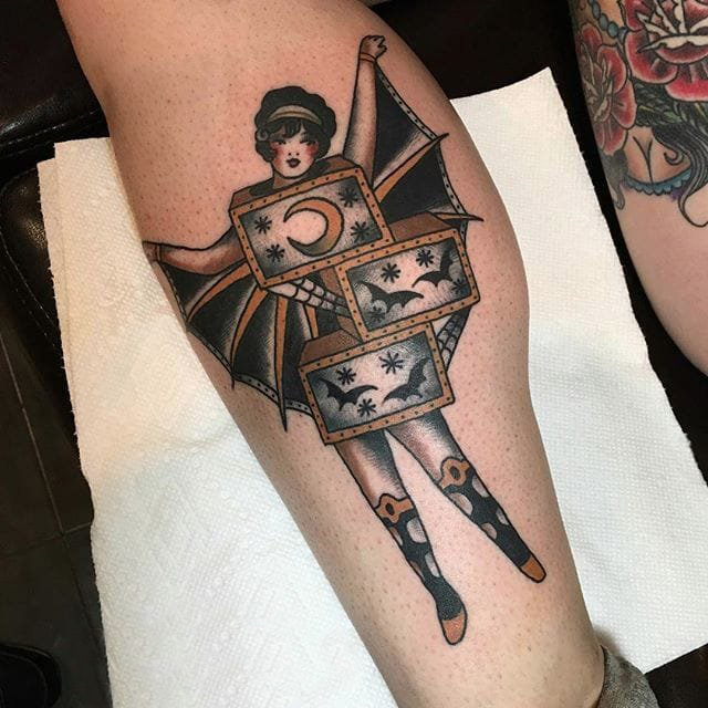 女生人物纹身图案 多款欧美抽象纹身彩色女生人物纹身图案