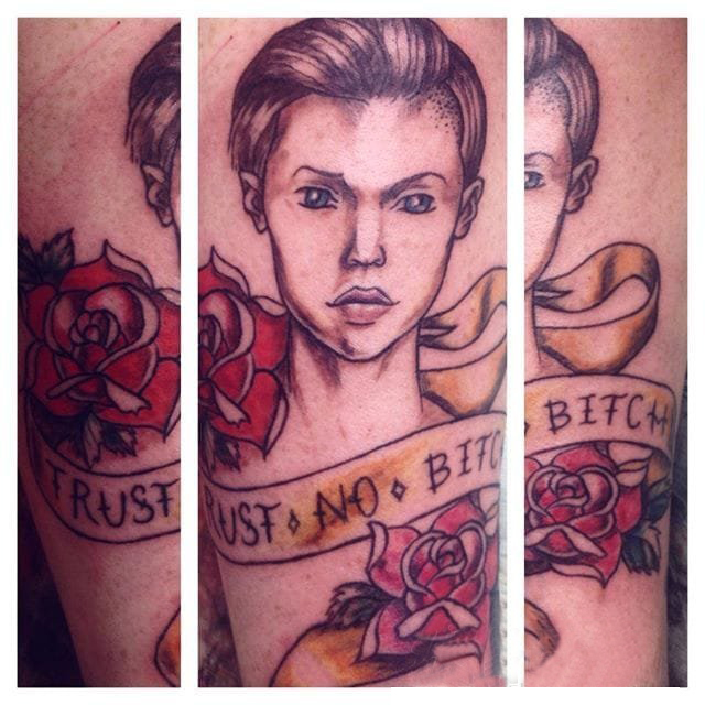 女生人物纹身图案 多款素描纹身女生人物纹身图案