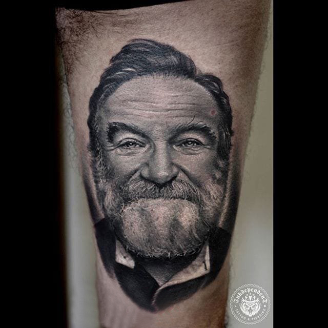 人物肖像纹身 多款人物肖像纹身黑灰写实纹身图案