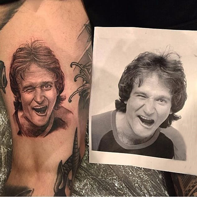 人物肖像纹身 多款人物肖像纹身黑灰写实纹身图案