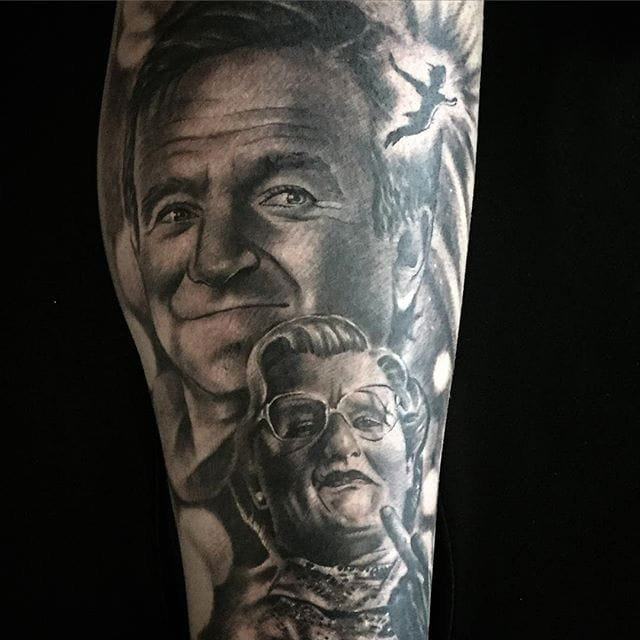人物肖像纹身 多款人物肖像纹身黑灰写实纹身图案