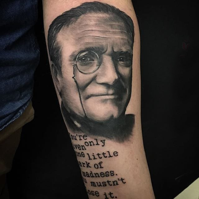 人物肖像纹身 多款人物肖像纹身黑灰写实纹身图案