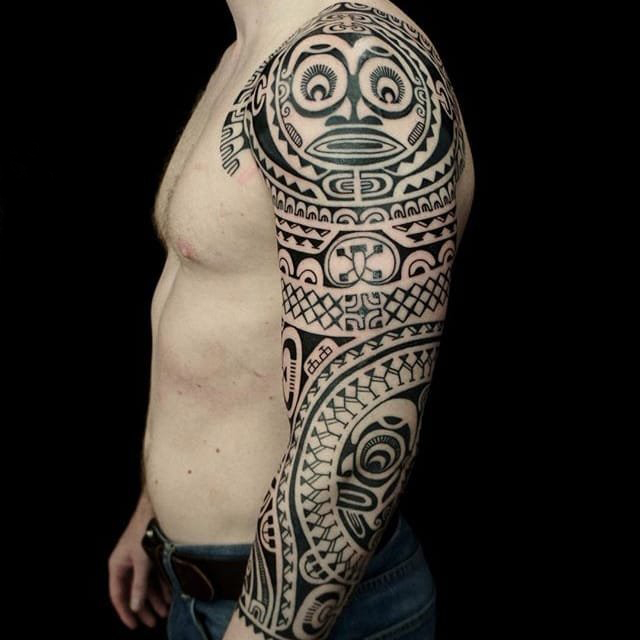 部落图腾纹身 多款简单线条纹身部落图腾纹身图案