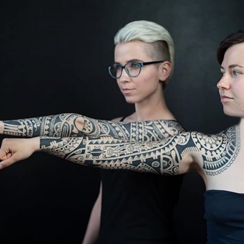 部落图腾纹身 多款简单线条纹身部落图腾纹身图案