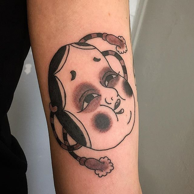 日本传统纹身图案 多款彩色纹身素描日本传统纹身图案