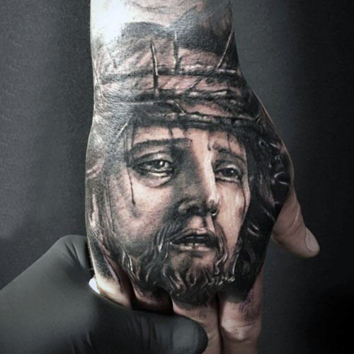 手部纹身小图案 多款简单线条纹身素描手部图腾纹身图案