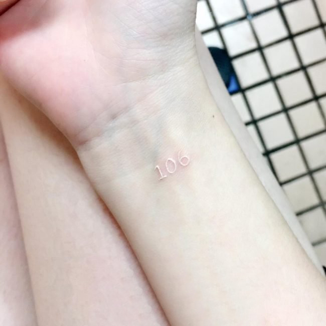 纹身白色 多款简单线条纹身白色唯美纹身图案