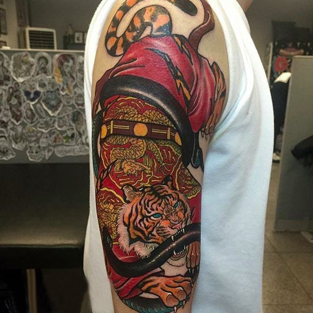 百乐动物纹身 多款彩绘纹身素描百乐动物纹身图案