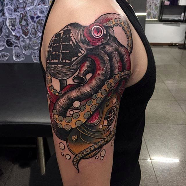 百乐动物纹身 多款彩绘纹身素描百乐动物纹身图案