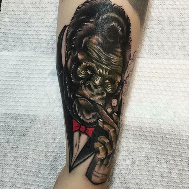 百乐动物纹身 多款彩绘纹身素描百乐动物纹身图案