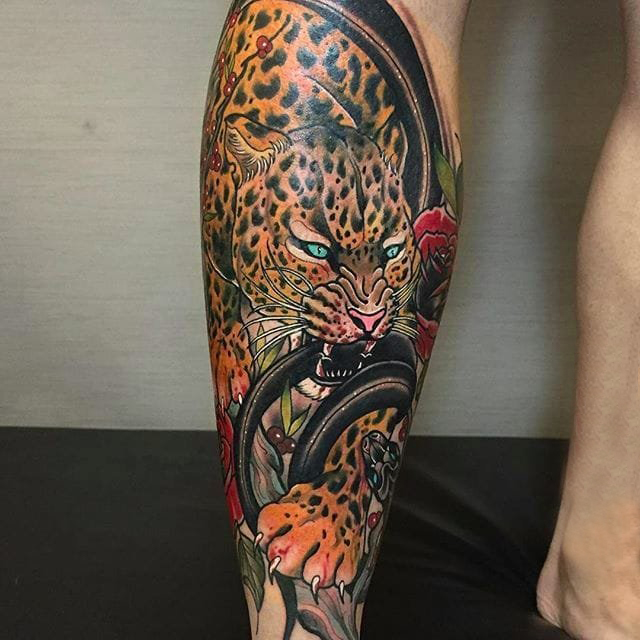 百乐动物纹身 多款彩绘纹身素描百乐动物纹身图案