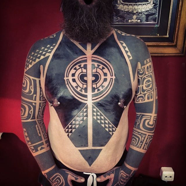 简单线条纹身 多款简单线条纹身几何经典纹身图案