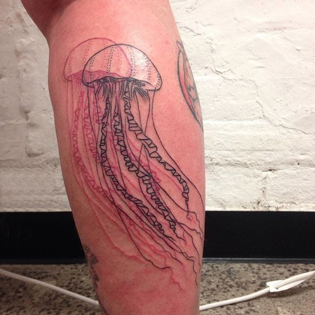 极简线条纹身 多款极简线条纹身素描欧美抽象纹身图案