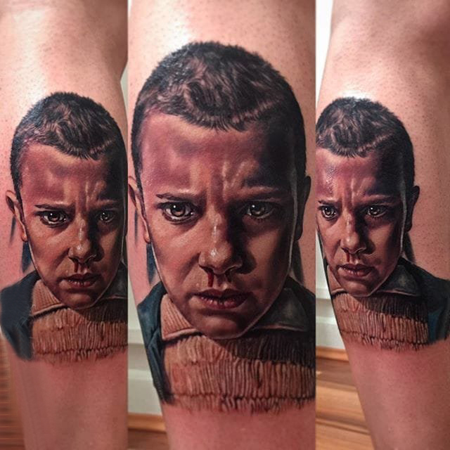 人物肖像纹身 多款简单线条纹身素描人物纹身图案