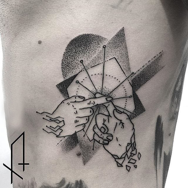 纹身点刺技巧 多款简单线条纹身点刺技巧经典纹身图案