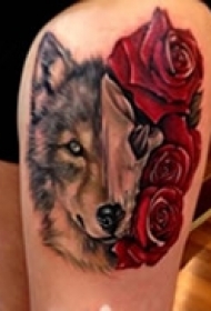 精美艺术动物纹身