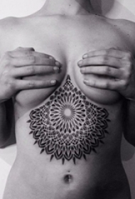 梵花纹身 多款黑灰纹身点刺技巧梵花纹身图案