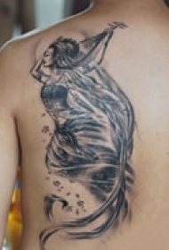 背部神秘人物系列